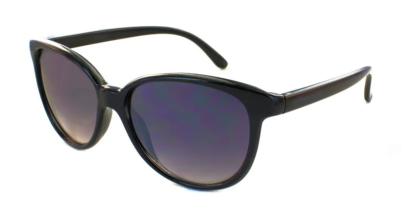 Stone ST631 Sunglasses - Shiny Black/Gradient Smoke