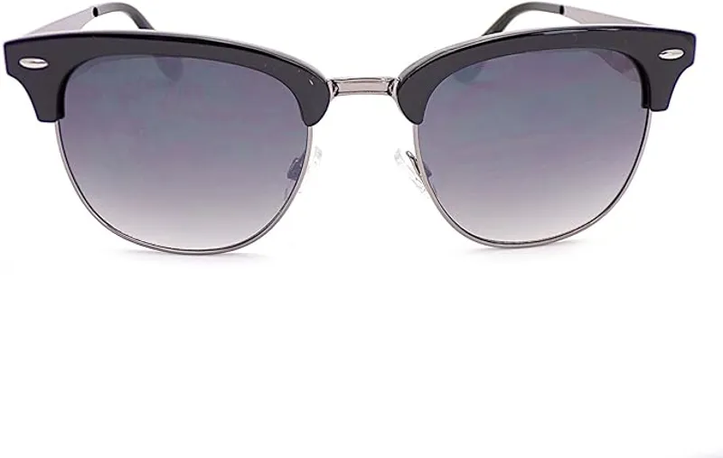 Stone ST640 Sunglasses - Shiny Black/Gunmetal/Gradient Grey-1