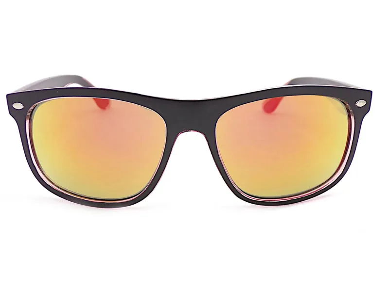 Stone ST652 Sunglasses - Matt Black/Crystal Red/Red Mirror-1