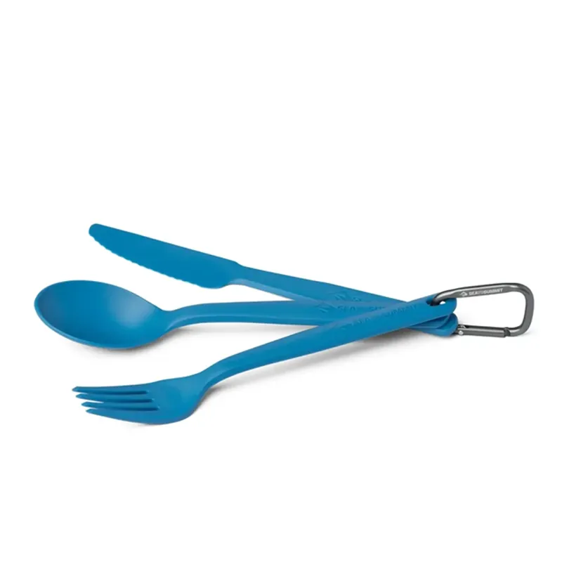 Sea To Summit Camp Cutlery 3 Piece Set - Cendre Blue