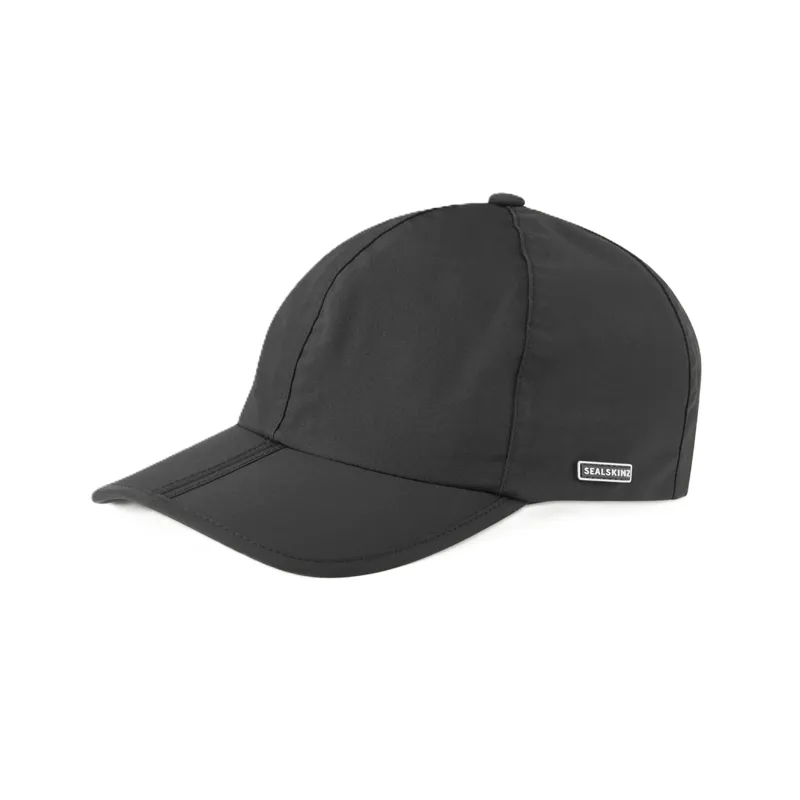 Sealskinz Salle Waterproof Foldable Peak Cap - Black
