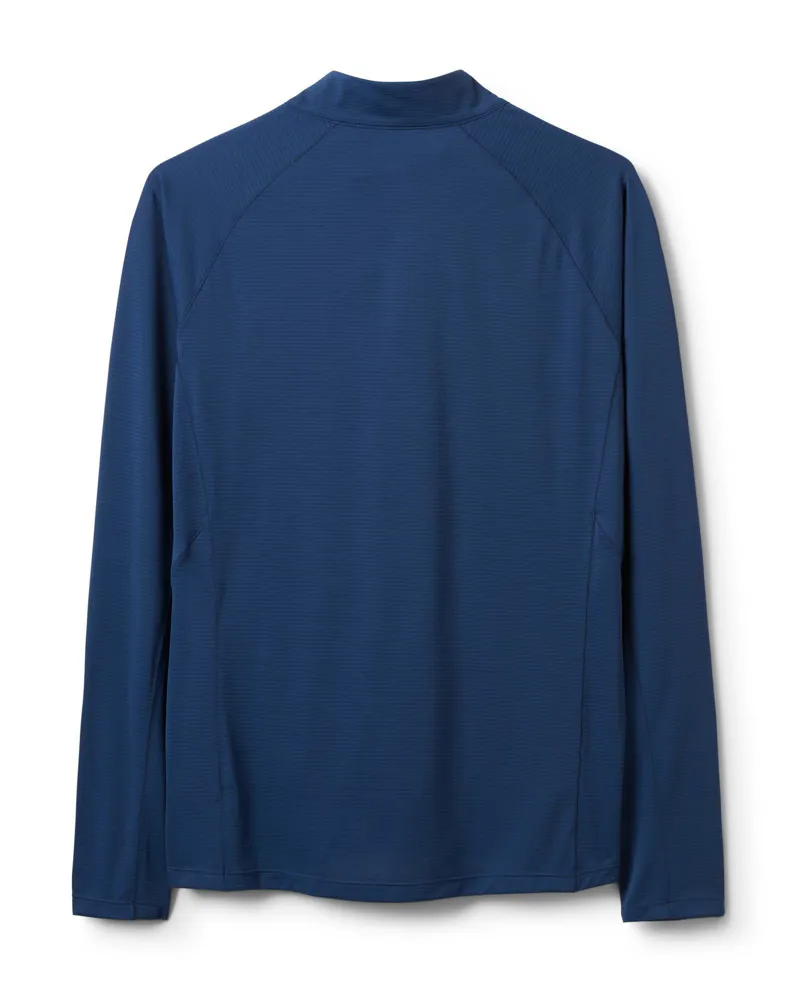 Rab Men's Sonic LS Zip - Tempest Blue-1