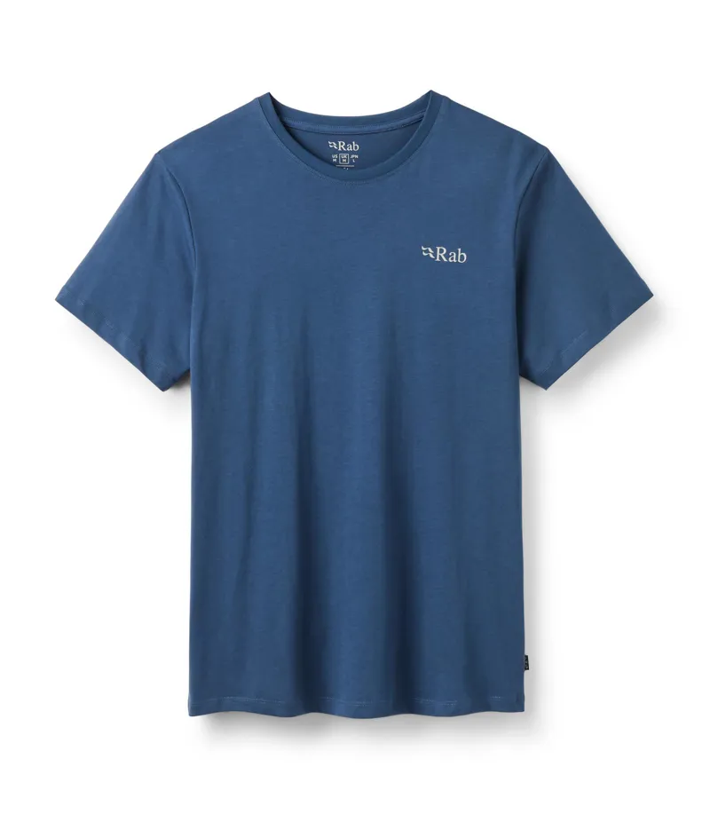 Rab Men's Stance Mountain Peak Tee - Tempest Blue-1