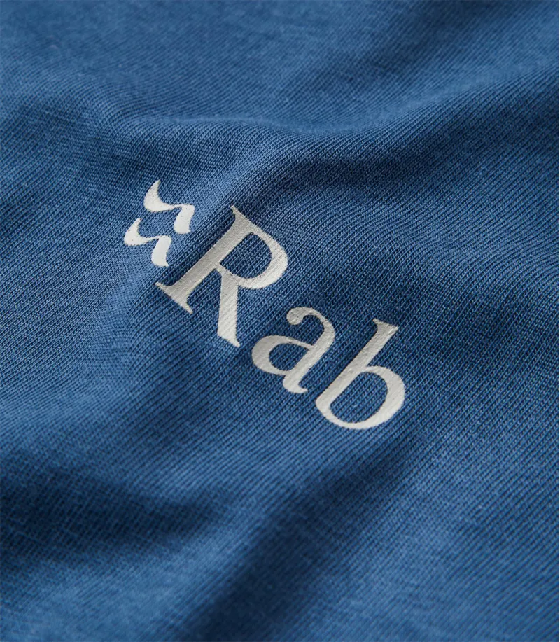 Rab Men's Stance Mountain Peak Tee - Tempest Blue-3