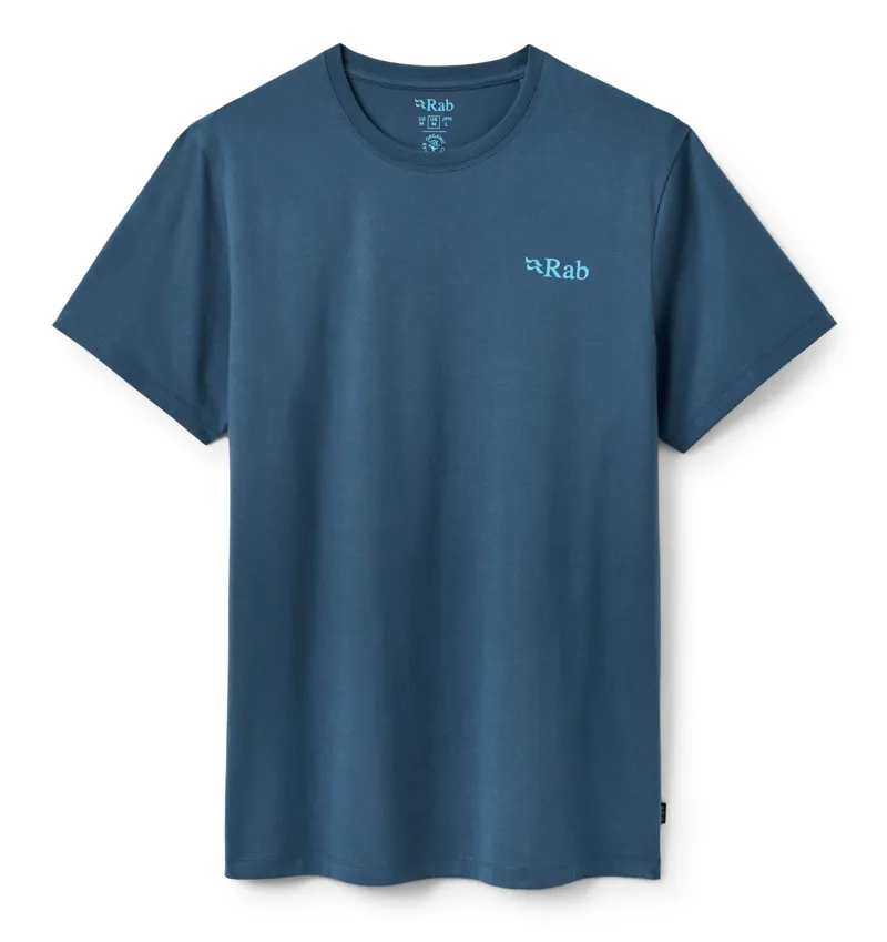 Rab Men's Stance Strata Tee - Tempest Blue-1