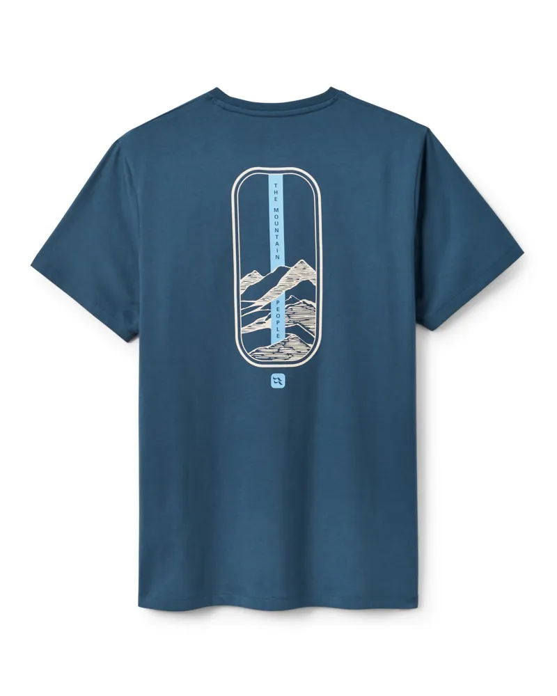 Rab Men's Stance Strata Tee - Tempest Blue-2