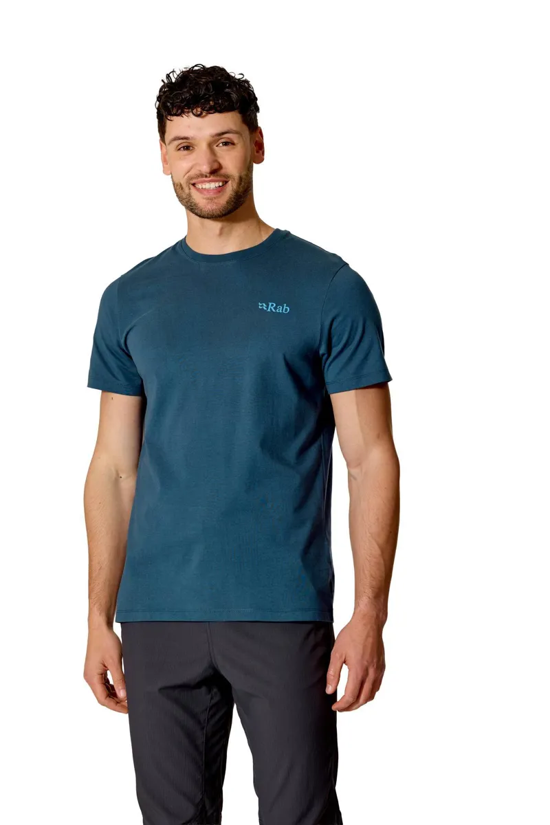 Rab Men's Stance Strata Tee - Tempest Blue-3
