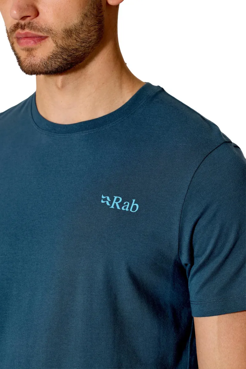Rab Men's Stance Strata Tee - Tempest Blue-5