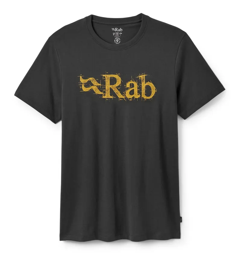 Rab Men's Stance Tech Sketch Tee - Beluga