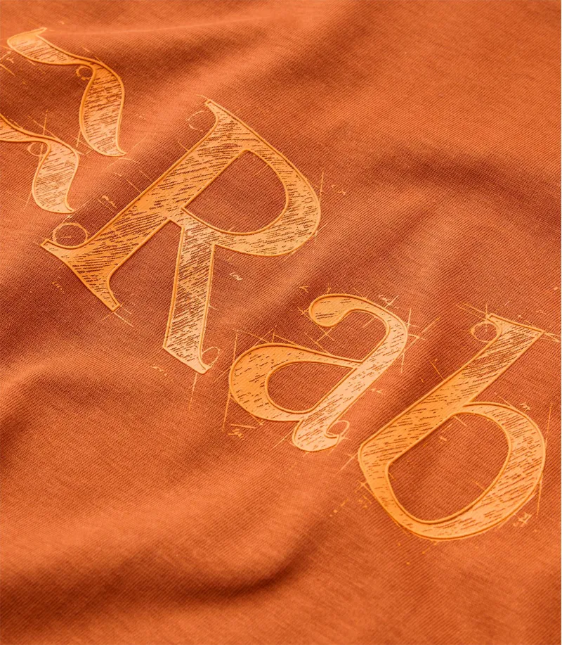Rab Men's Stance Tech Sketch Tee - Red Earth-2