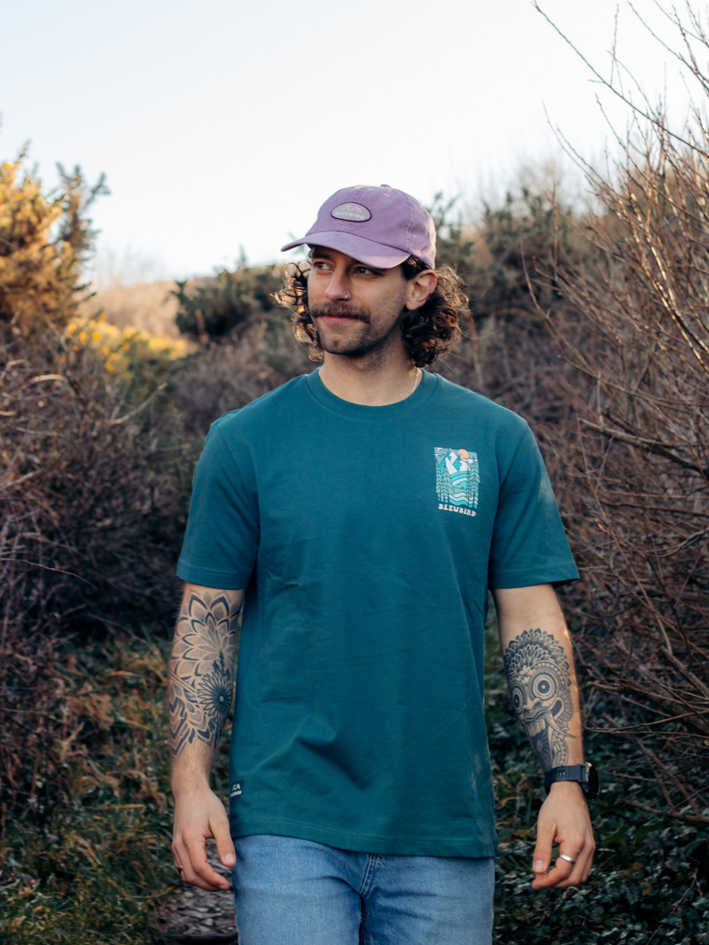 Bleubird Trailhead Tee - Marine-2