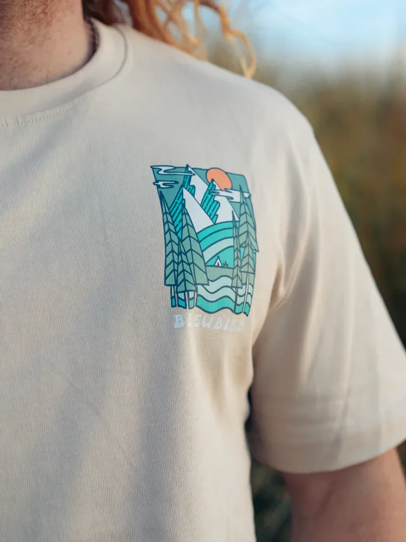 Bleubird Trailhead Tee - Off White-2