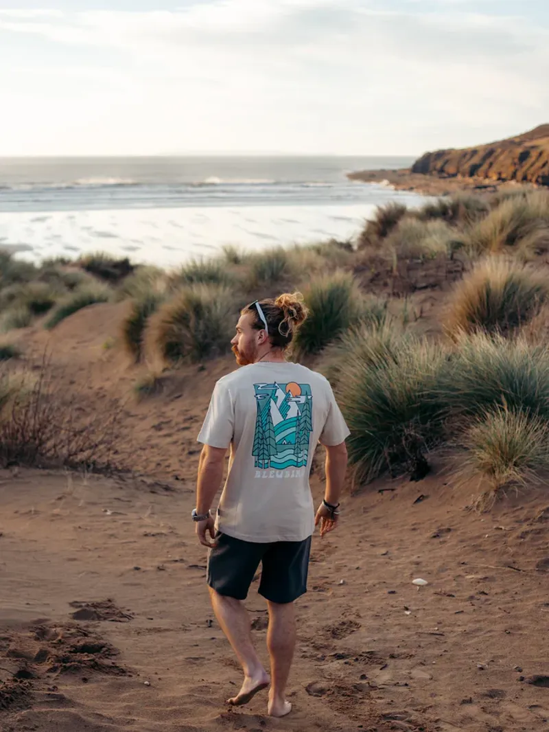 Bleubird Trailhead Tee - Off White-1