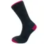 Horizon Women's Premium Micro Crew Sock - Teal Marl/Cerise