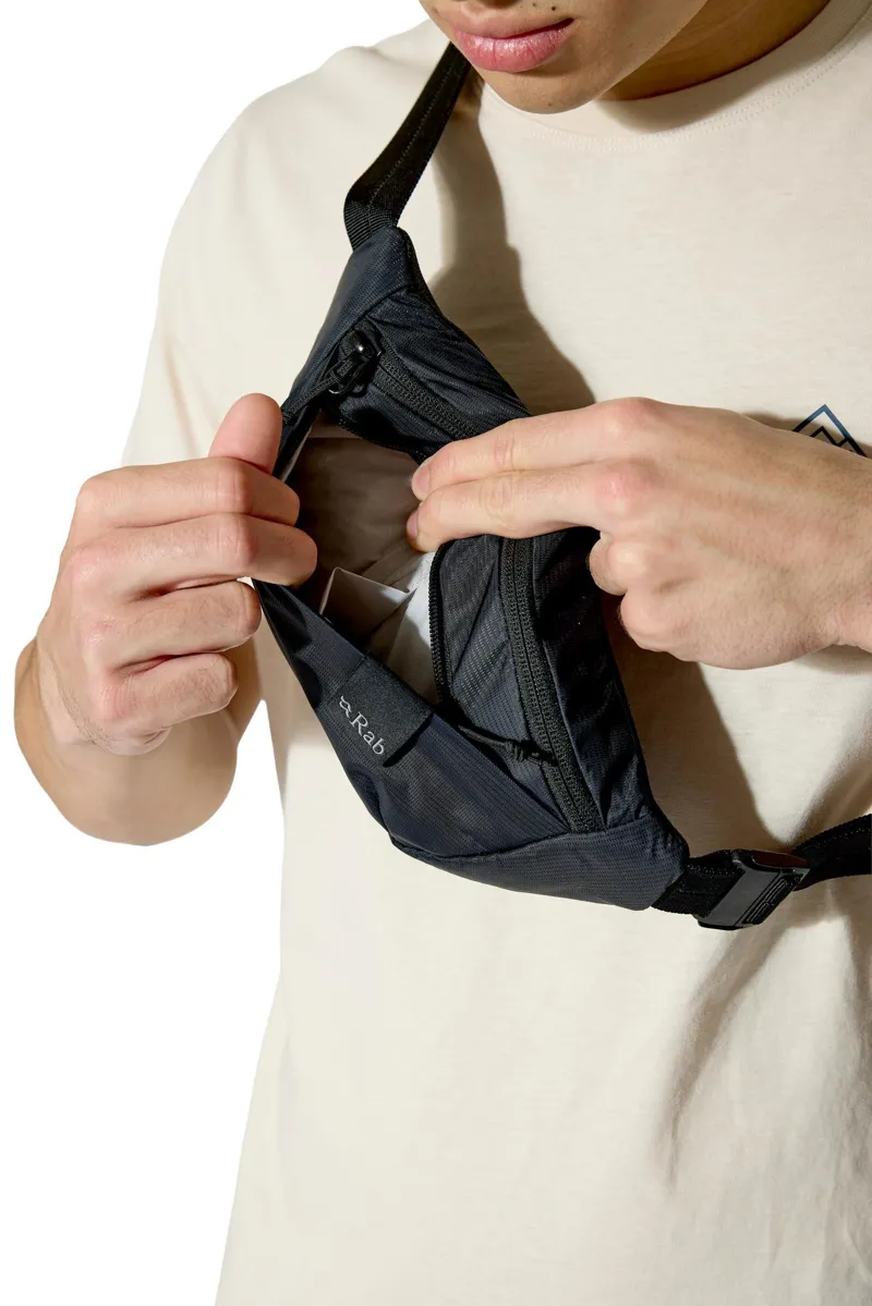 Rab Tygen 2 Litre Belt Pack/Cross Body Bag - Black-7