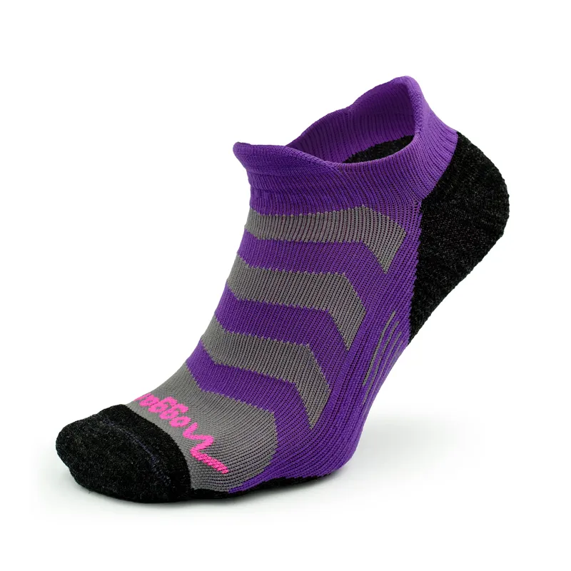 Moggans Ultralight Speed No Show Socks - Purple