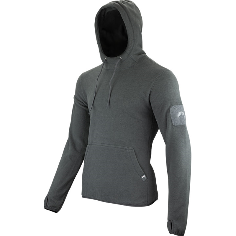 Viper Men's Fleece Hoodie - Titanium-2