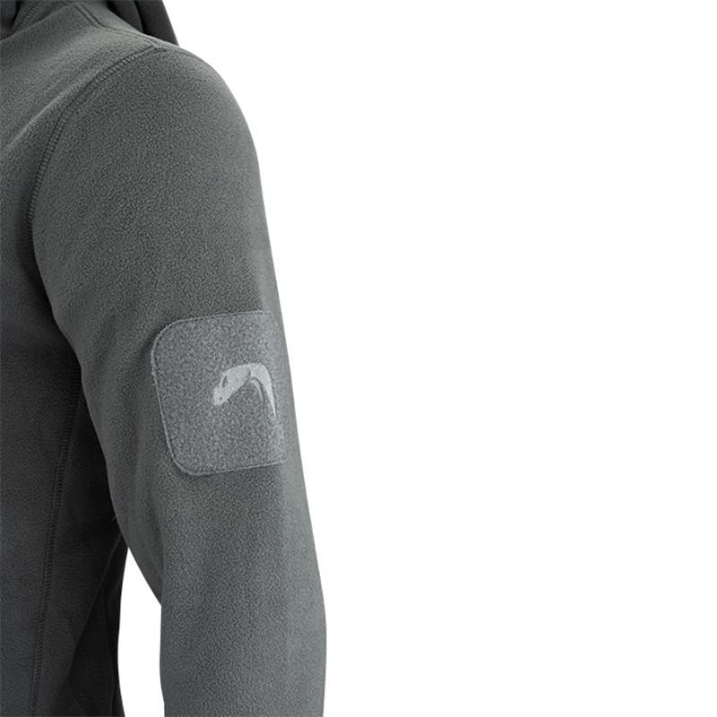 Viper Men's Fleece Hoodie - Titanium-7