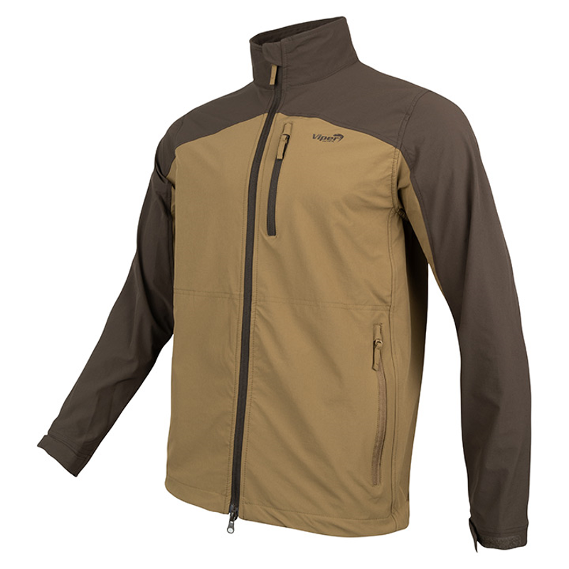 Viper Tactical Men's Lightweight Soft Shell Jacket - Coyote/Brown-1