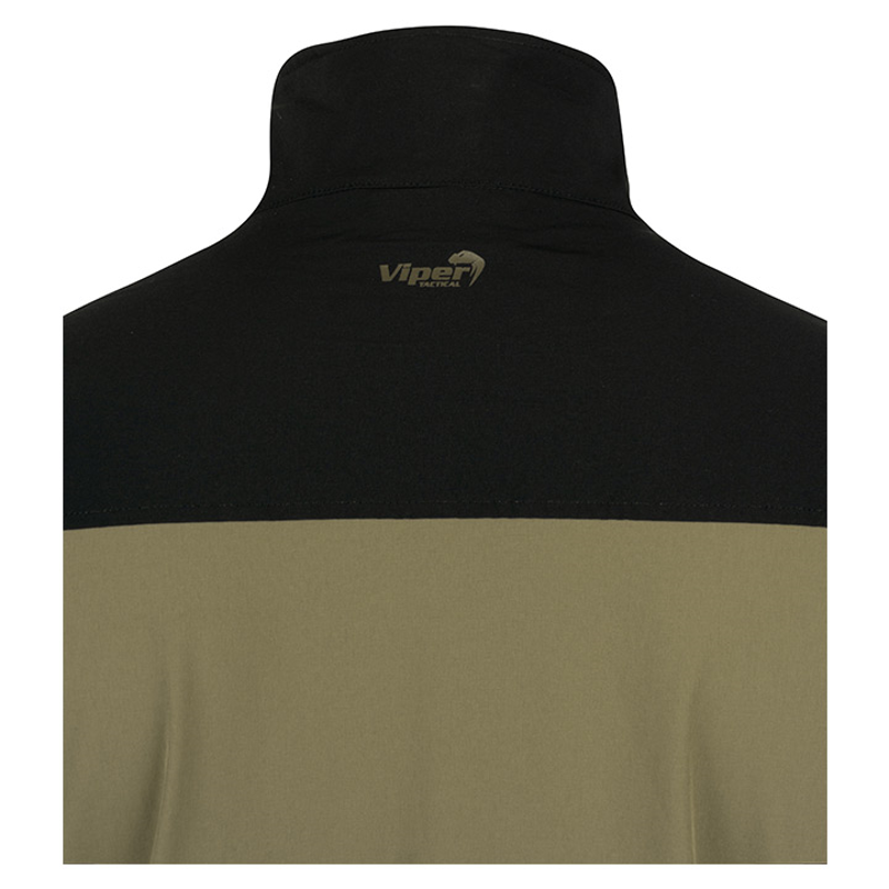Viper Men's Lightweight Soft Shell Jacket - Green/Black-3