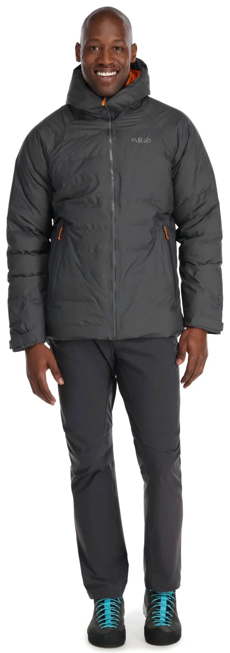 Rab Men s Valiance Waterproof Down Jacket Graphene