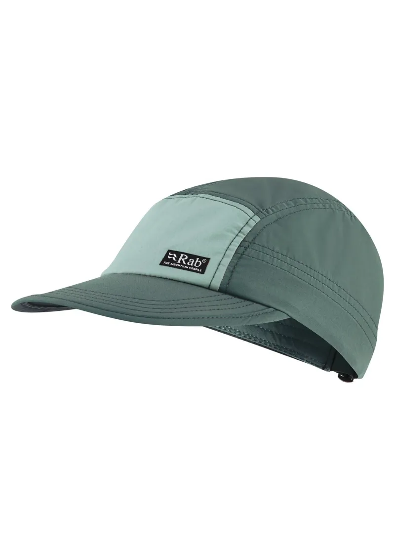 Rab Vista 5 Panel Cap - Sage/Cool Mint