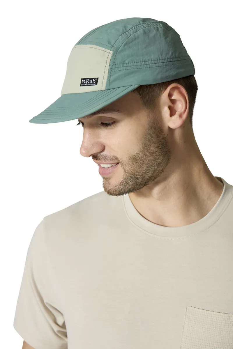 Rab Vista 5 Panel Cap - Sage/Cool Mint-1