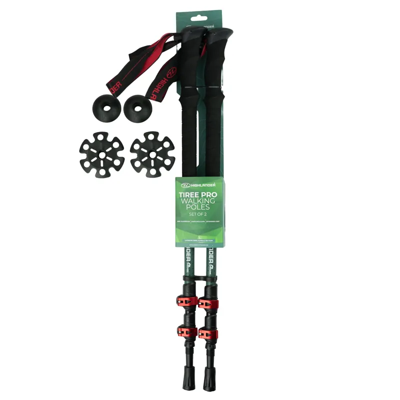 Highlander Tiree Pro Walking Pair - Green/Red