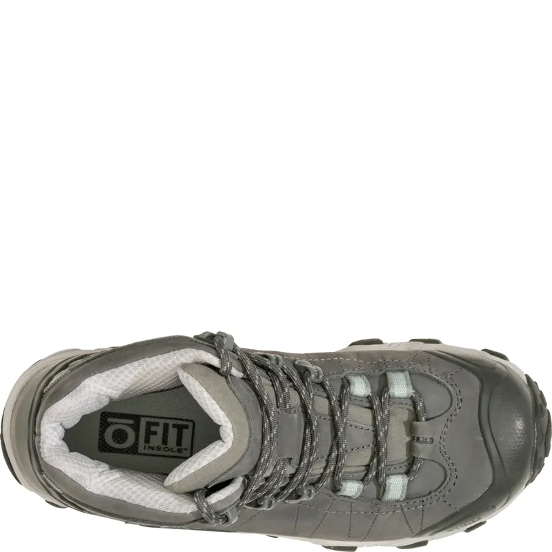 Oboz Women's Bridger Mid B-DRY - Hazy Grey-3