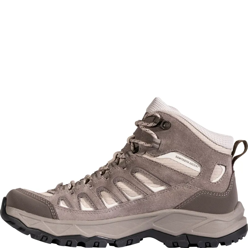 Oboz Women's Sawtooth Ascent Mid B-Dry - Rockfall-2
