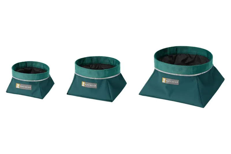 Ruffwear Quencher Large Packable Dog Bowl - Tumalo Teal-1