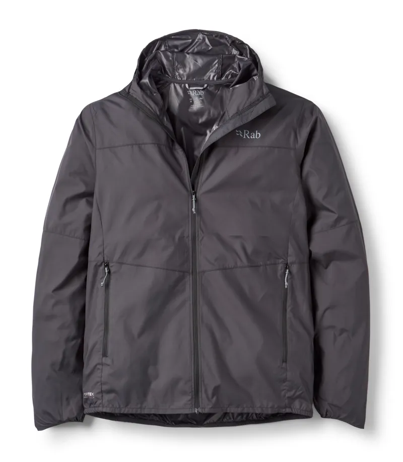 Rab Men's Windgather Hooded Jacket - Black