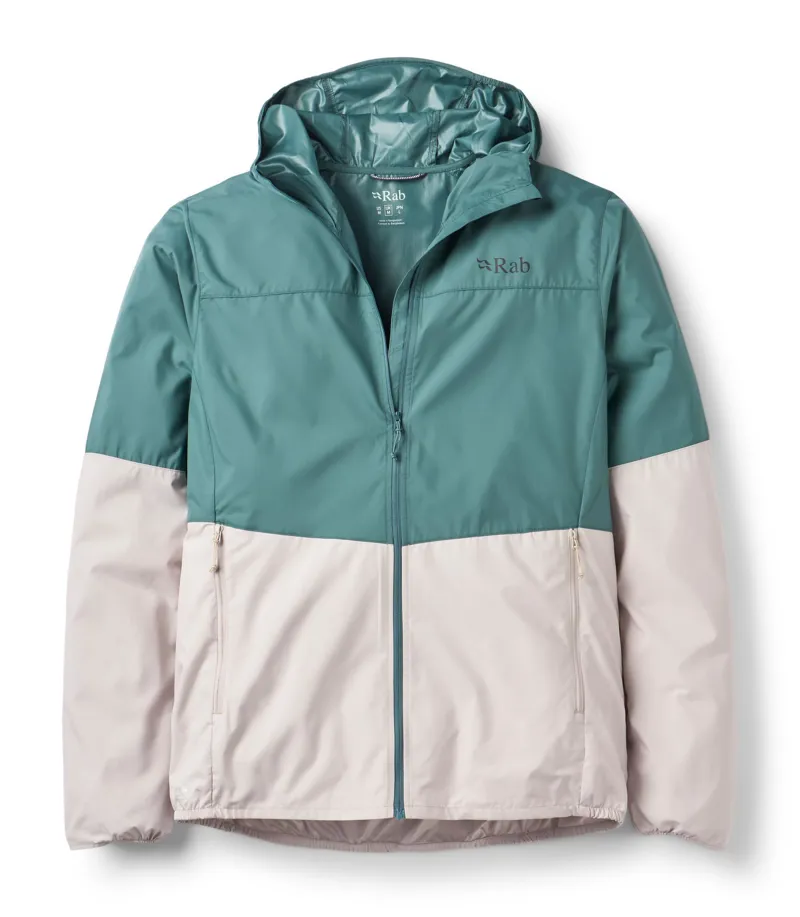 Rab Men's Windgather Hooded Jacket - Sage/Pebble
