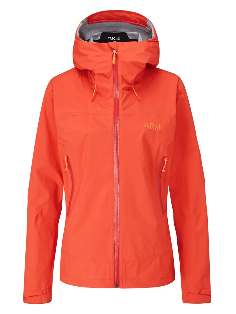 Rab Women's Downpour Plus 2.0 Jacket - Red Grapefruit