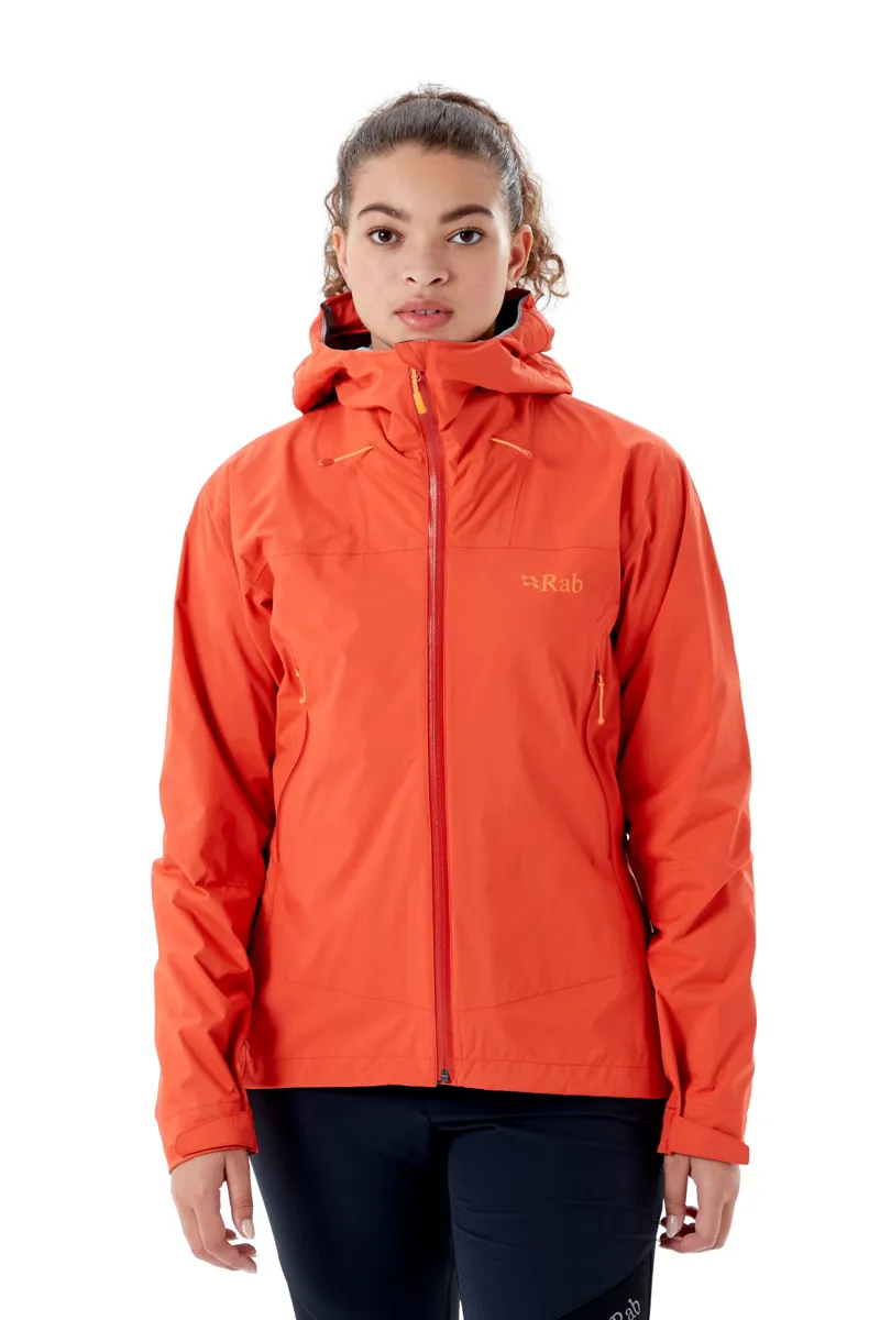 Rab Women's Downpour Plus 2.0 Jacket - Red Grapefruit-2