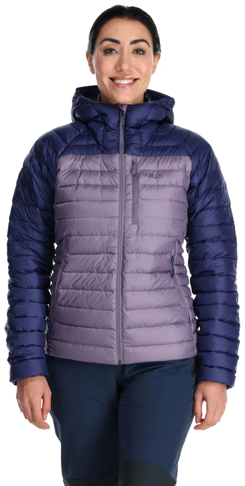 Rab Women s Microlight Alpine Down Jacket Patriot Blue Purple S