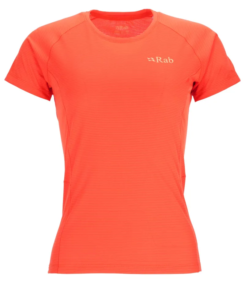 Rab Women s Sonic Tee Red Grapefruit