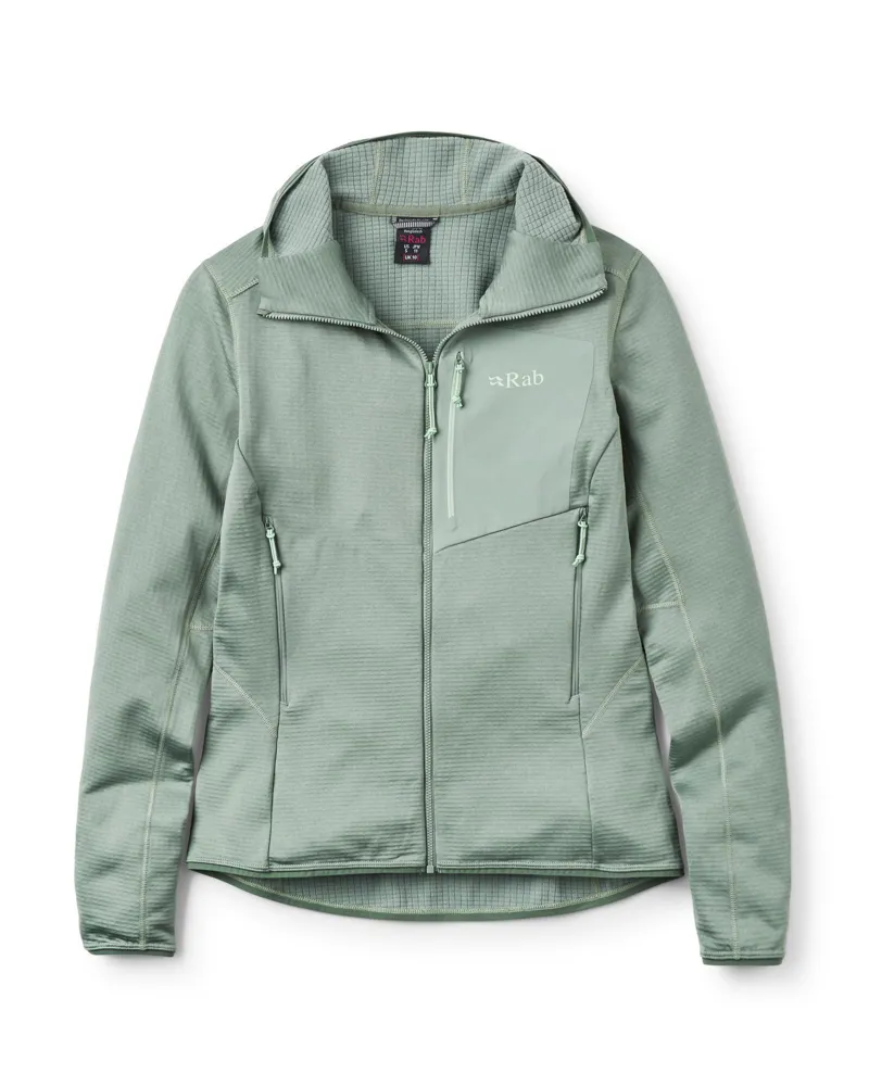 Rab Women's Ascendor Light Hoody - Dark Fig Green