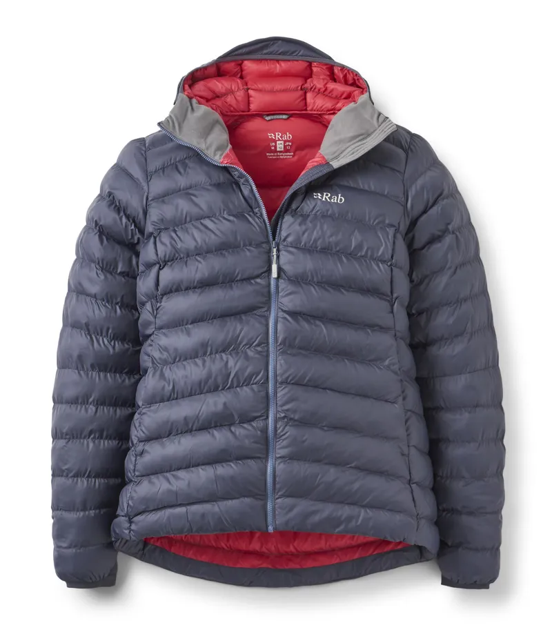 Rab Women's Cirrus Alpine Insulated Hooded Jacket - Steel