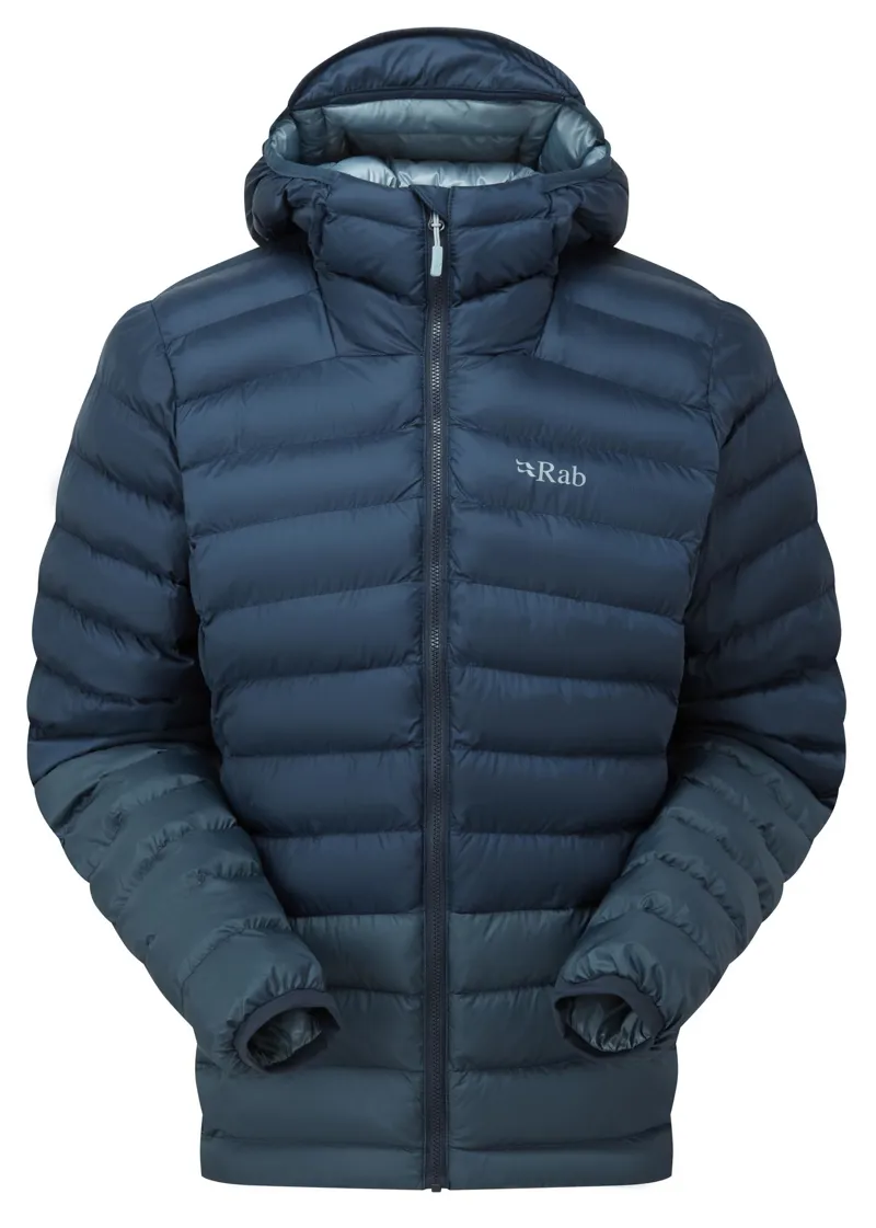 Rab Women's Cirrus Alpine Insulated Hooded Jacket - Tempest Blue/Orion Blue