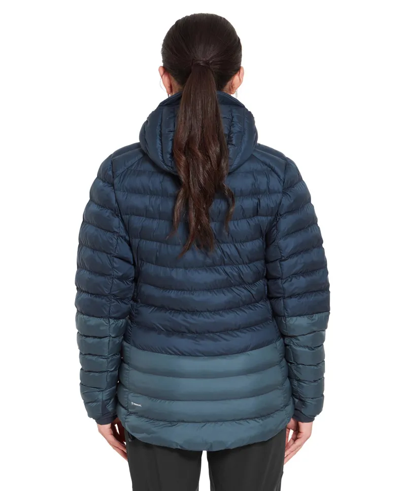 Rab Women's Cirrus Alpine Insulated Hooded Jacket - Tempest Blue/Orion Blue-3