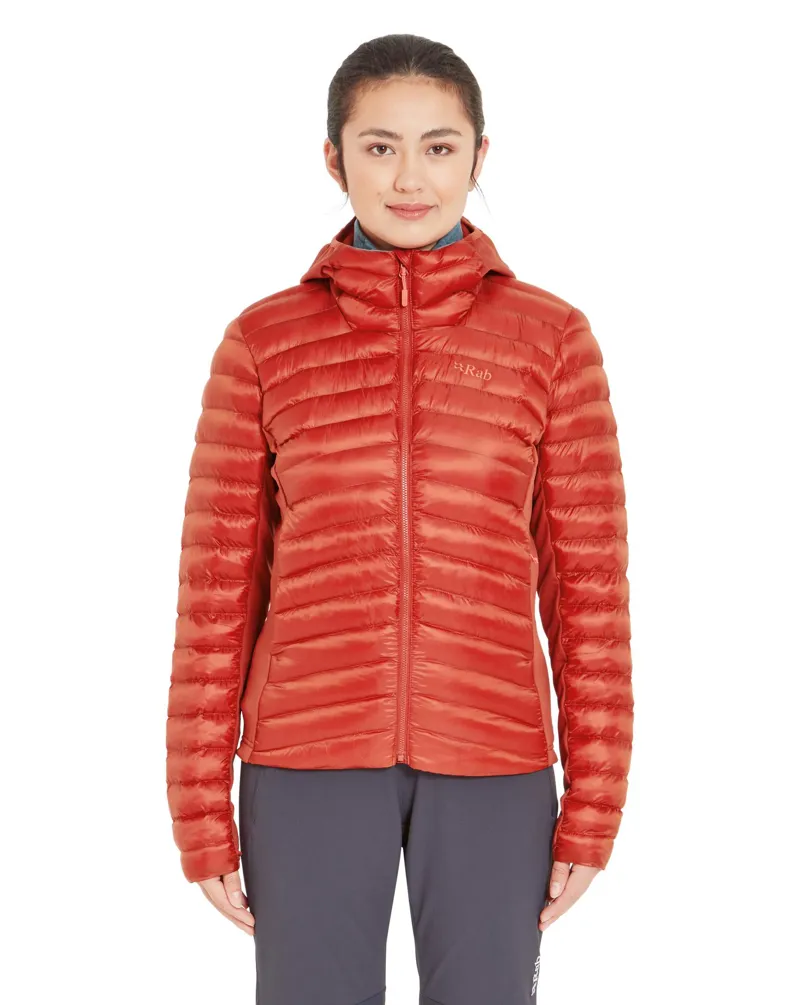 Rab Women s Cirrus Flex insulated Hooded Jacket Tuscan Red