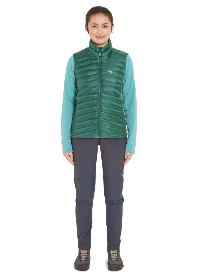 Rab Women s Cirrus Flex Insulated Vest Eucalyptus Green Slate