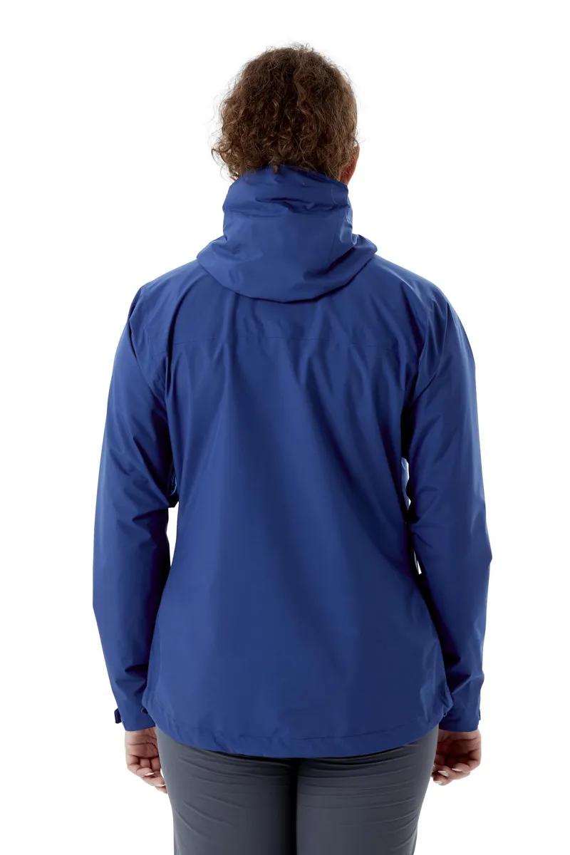 Rab Women's Downpour Eco Waterproof Jacket - Nightfall Blue-4