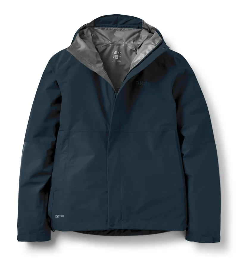 Rab Women's Downpour Waterproof Jacket - Galaxy Blue