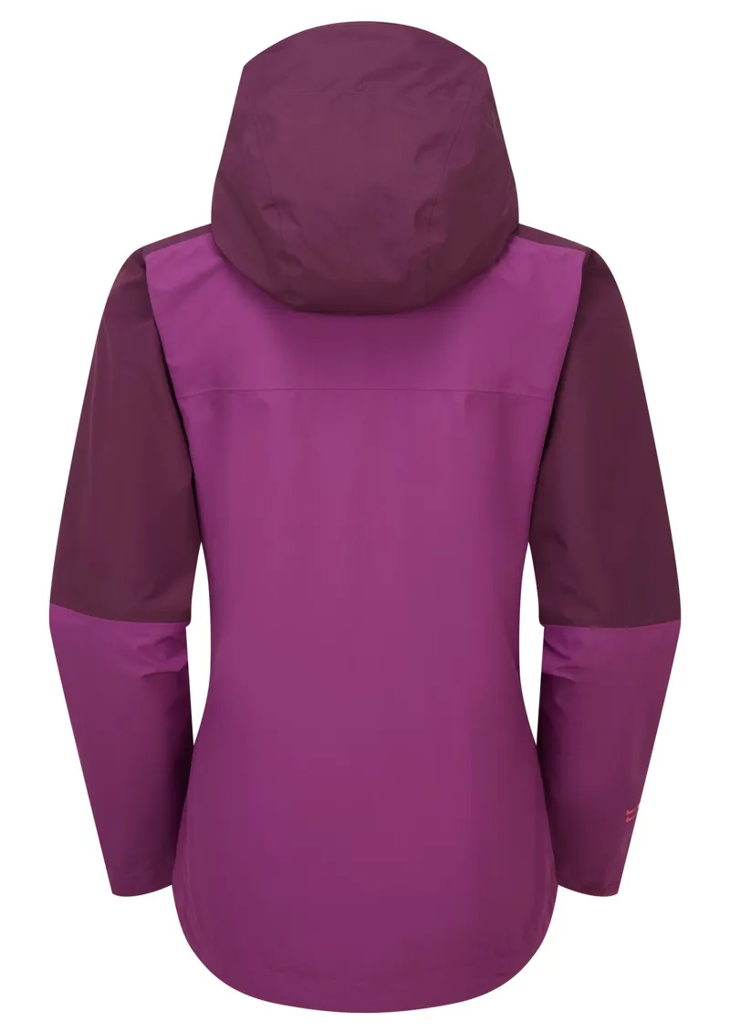 Rab Women's Downpour Waterproof Jacket - Mulberry/Plum-1
