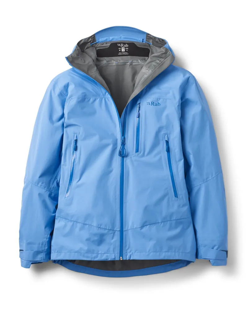 Rab Women's Downpour Mountain Waterproof Jacket - Bluebird