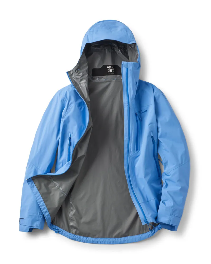 Rab Women's Downpour Mountain Waterproof Jacket - Bluebird-2