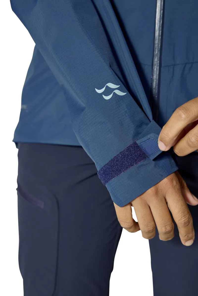 Rab Women's Downpour Mountain Waterproof Jacket - Tempest Blue-6
