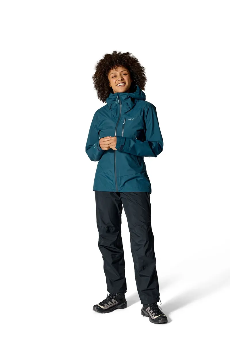 Rab Women's Downpour Mountain Waterproof Pants - Black-2